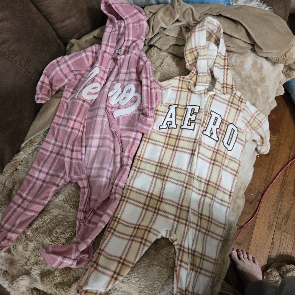 Kids Plaid One Piece - Pink and Cream